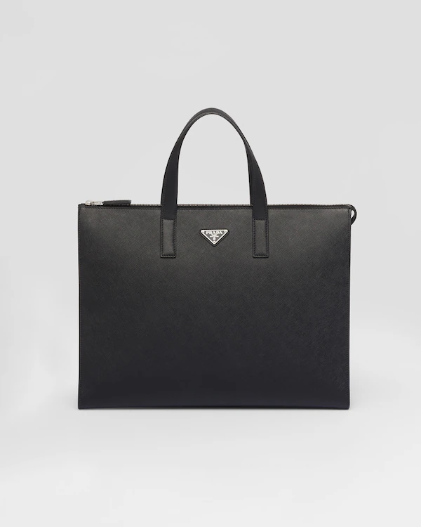 Bolso bandolera de cuero Saffiano