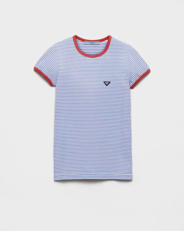 Camiseta de punto con rayas