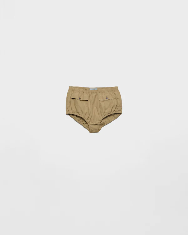 Pantalones cortos de popelín