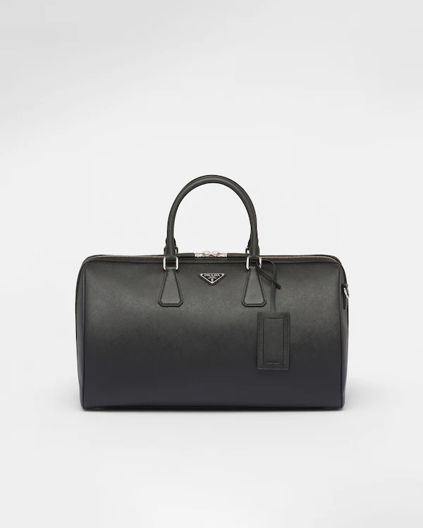 Bolso de viaje de cuero Saffiano