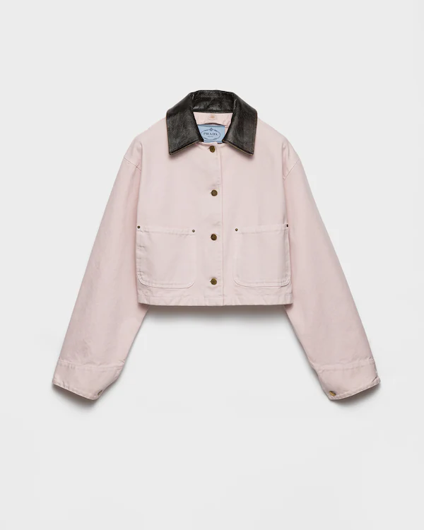 Chaqueta blusón de lona