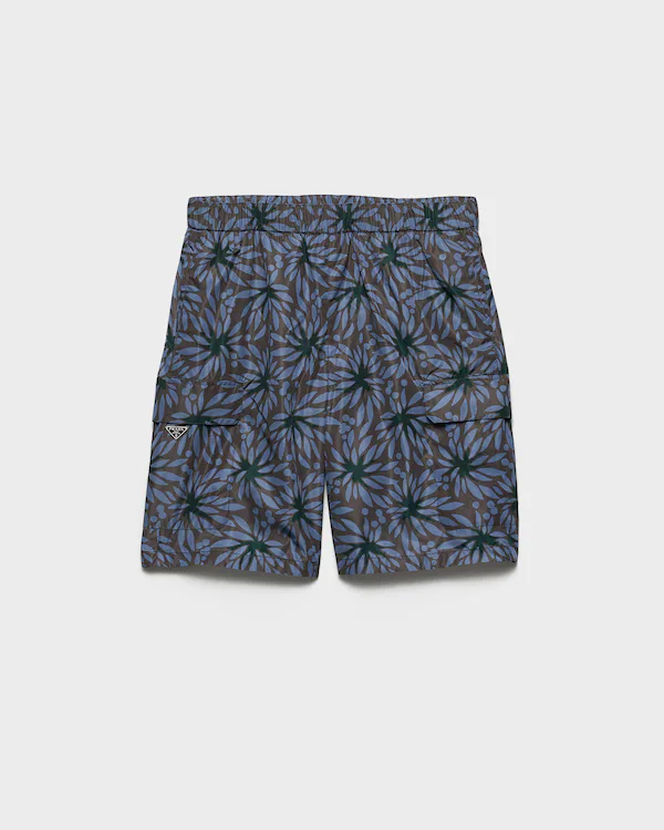 Bermudas de baño de Re-Nylon estampado