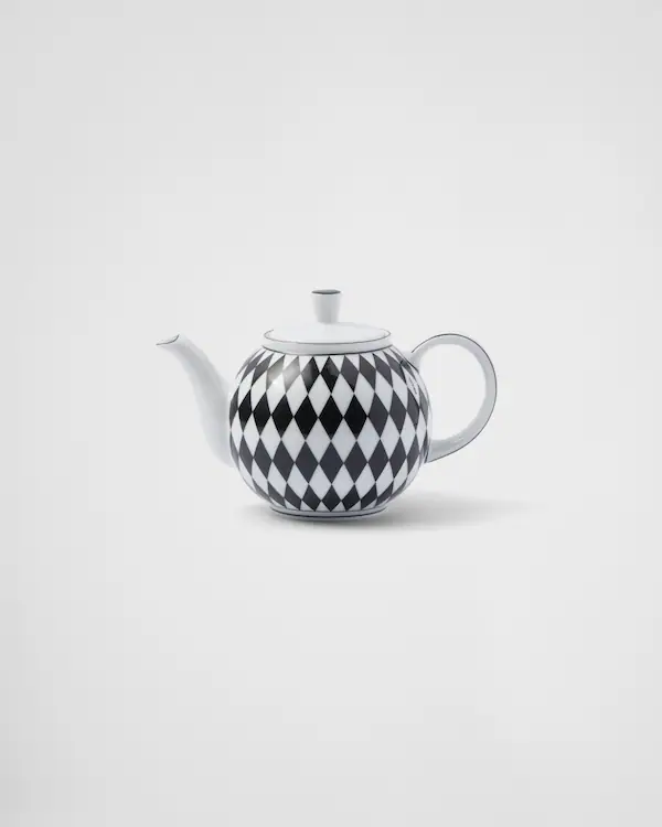 Tetera de porcelana - Damero