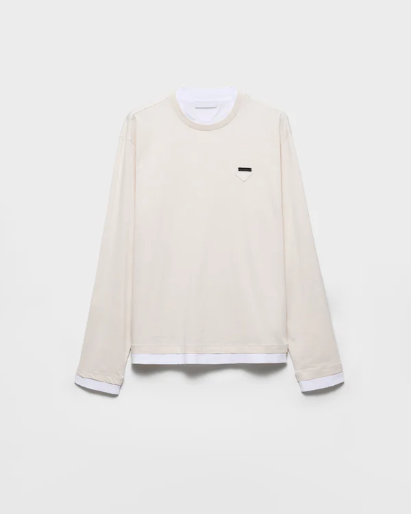 Camiseta de algodón de manga larga