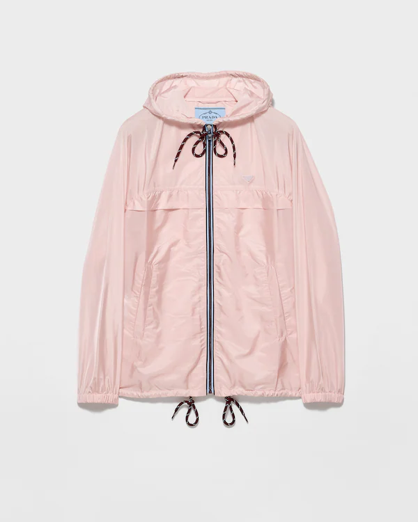 Chaqueta de lluvia con capucha de Re-Nylon ligero