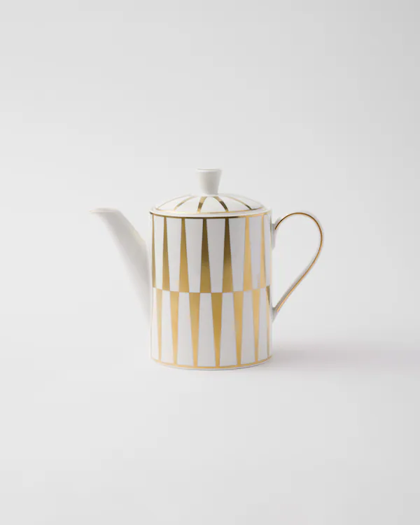Hervidor de café de porcelana - Rayas