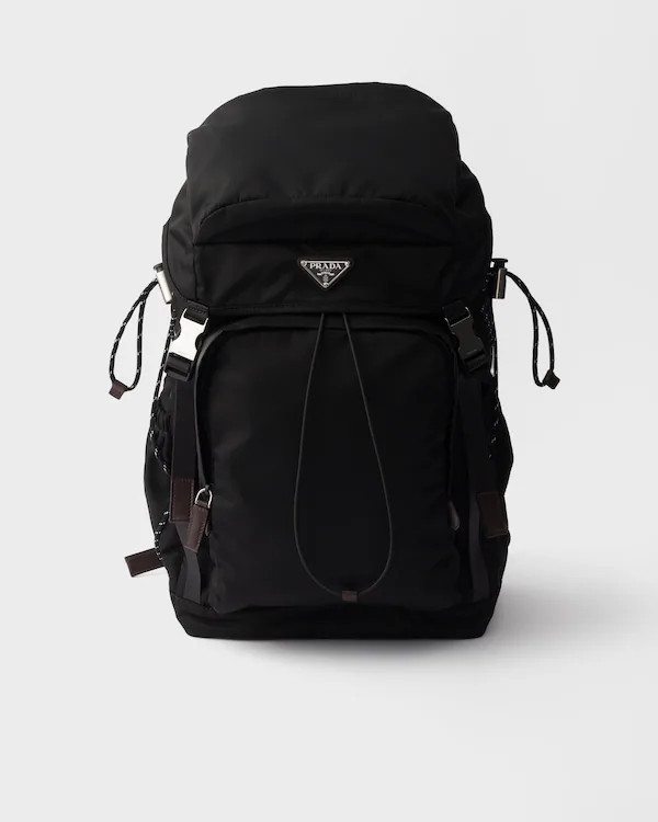 Mochila Prada Speedrock de Re-Nylon y cuero
