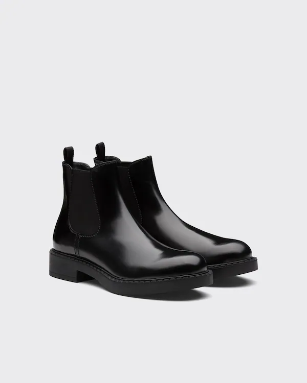 Botas Chelsea de cuero cepillado