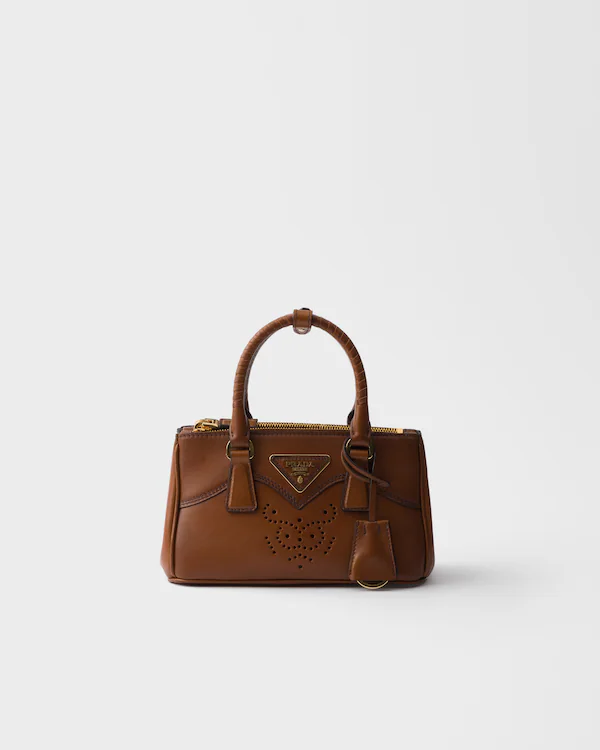 Bolso de cuero mini Galleria Prada