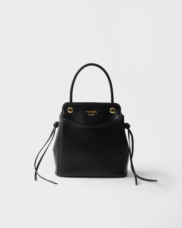 Bolso de mano de cuero Prada Carry mini