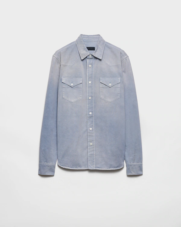 Camisa de gabardina