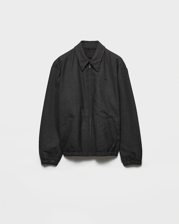 Chaqueta blousón de lana