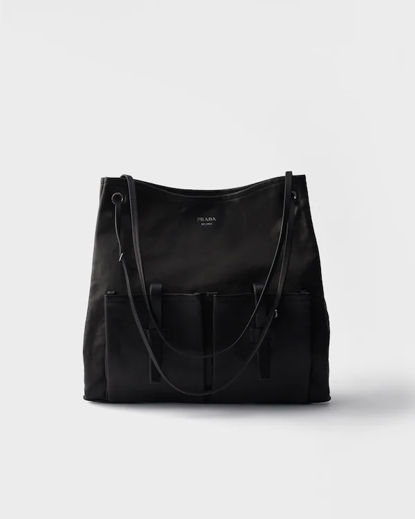 Bolso de cuero grande Prada Route
