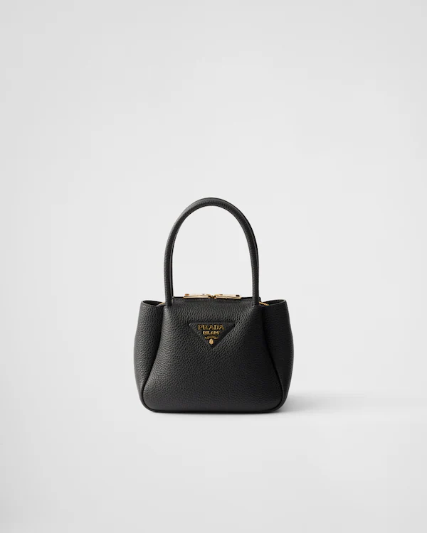 Bolso de mano de cuero mini