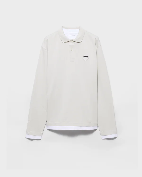 Camiseta de piqué de algodón