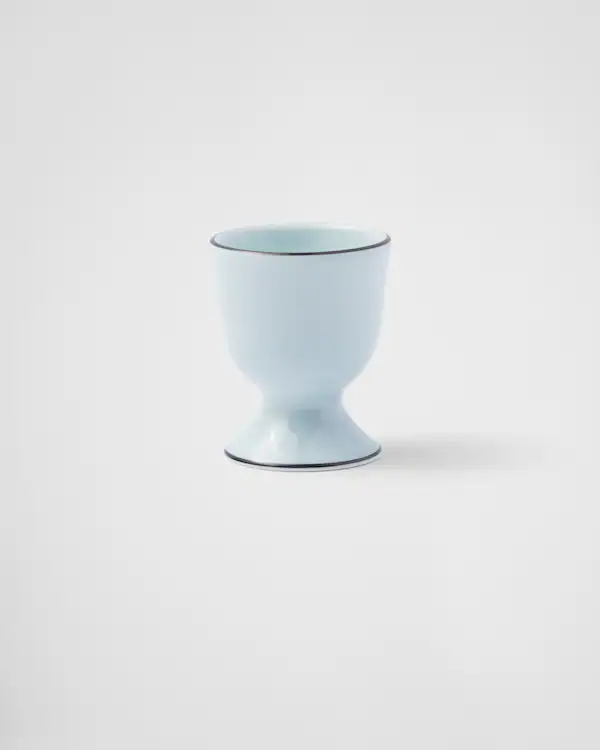 Juego de dos tazas de huevo de porcelana - Celadón
