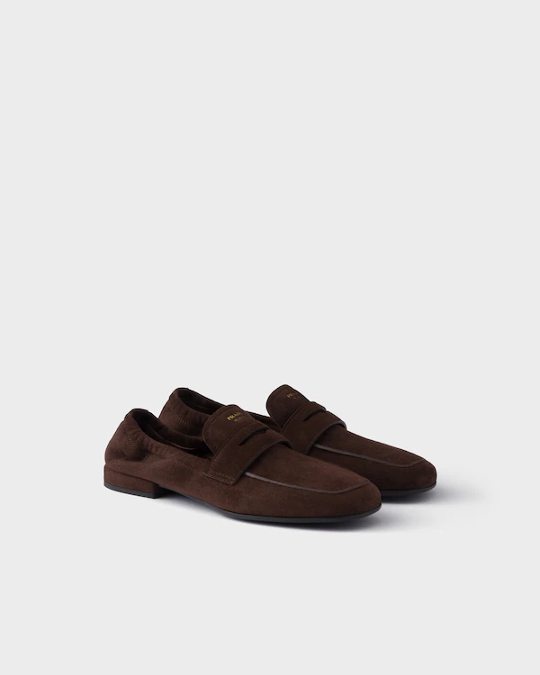 Zapatillas de ante envejecido tipo loafer