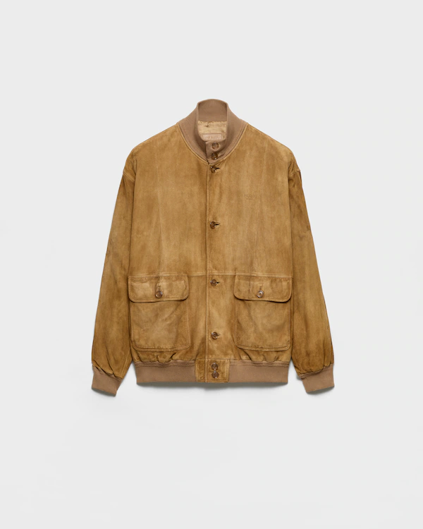Chaqueta blouson de ante