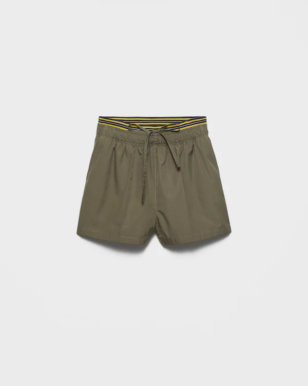 Pantalones cortos de popelín