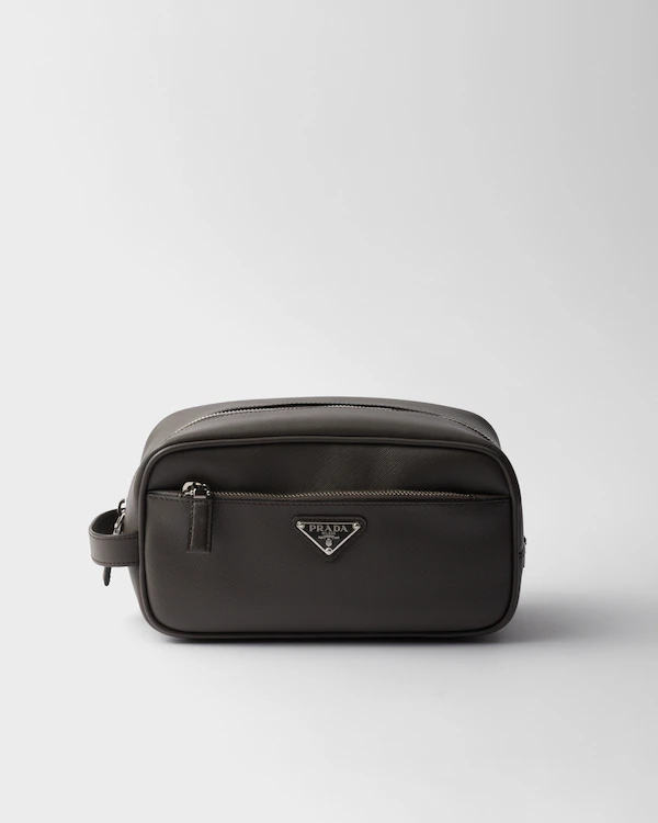 Bolsa de viaje de cuero Saffiano